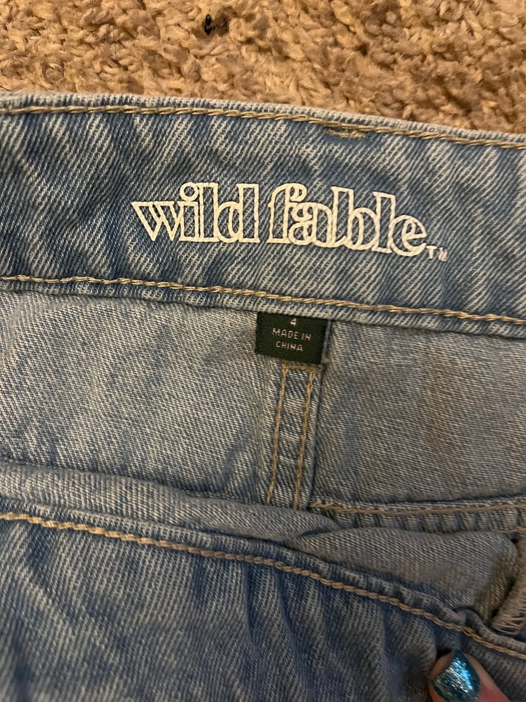 Wild Fable Jean Skirt