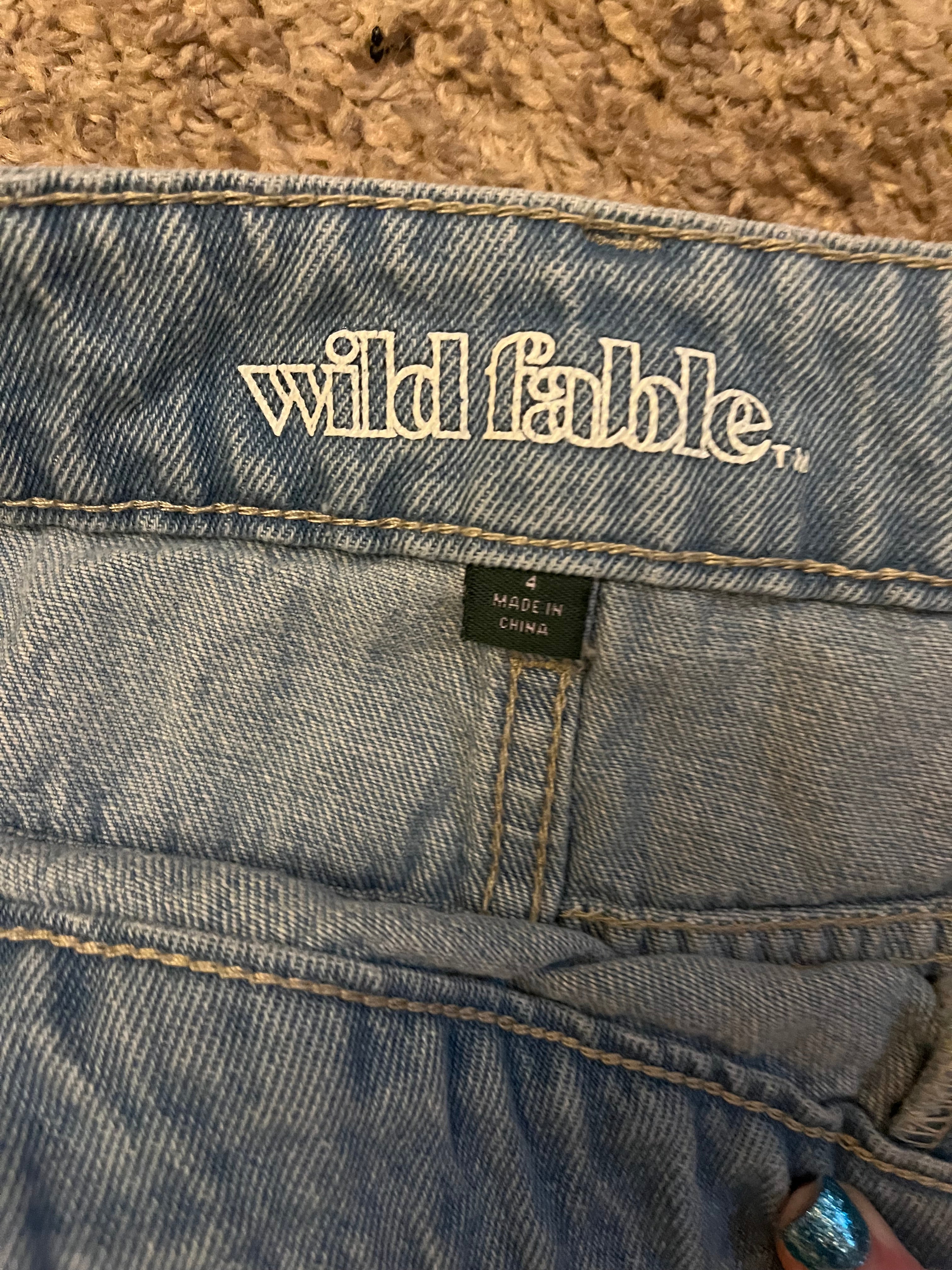 Wild Fable Jean Skirt