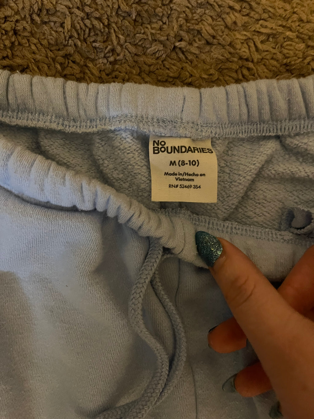 NOBOUNSARIES Blue Sweatpants