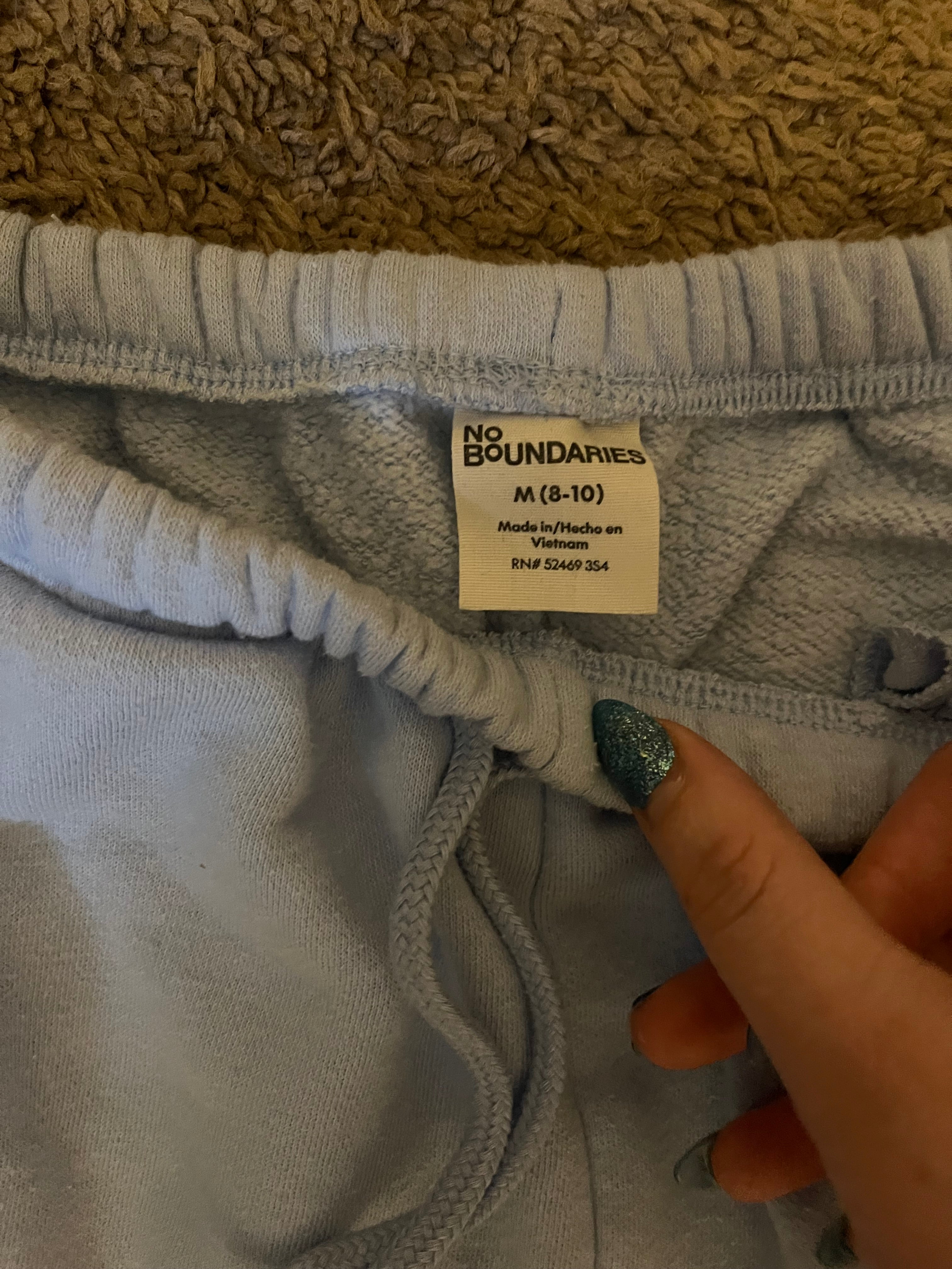 NOBOUNSARIES Blue Sweatpants