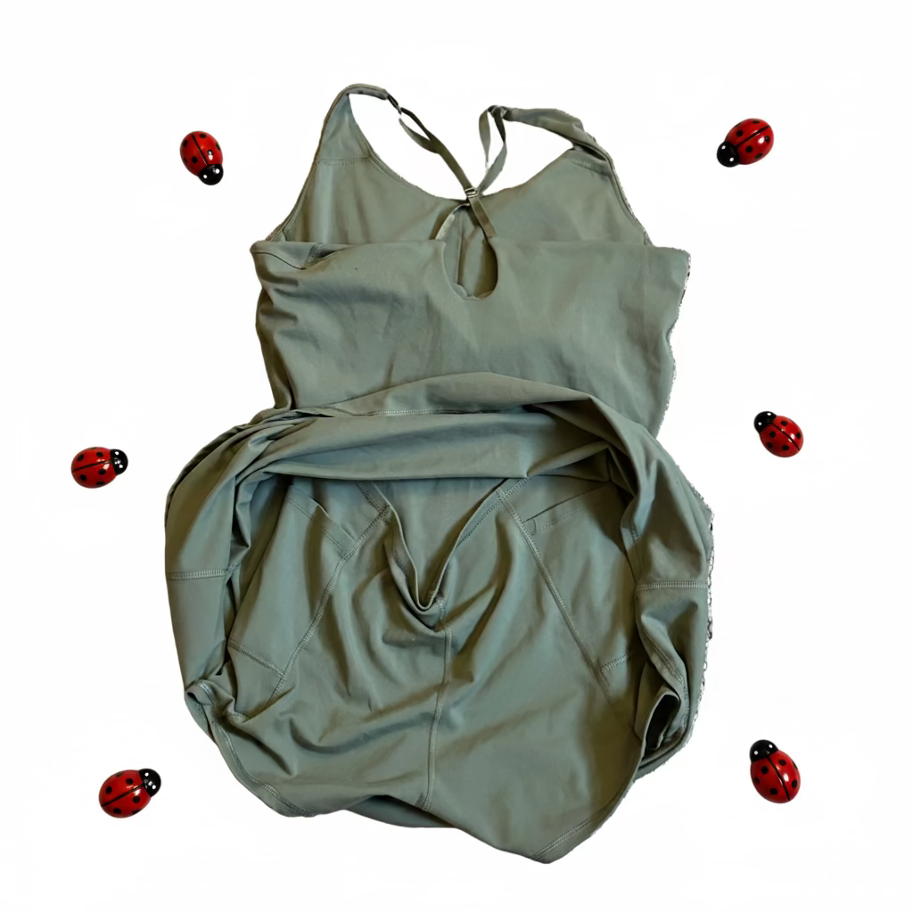 Green athletic dress (Nicole Miller Sport)