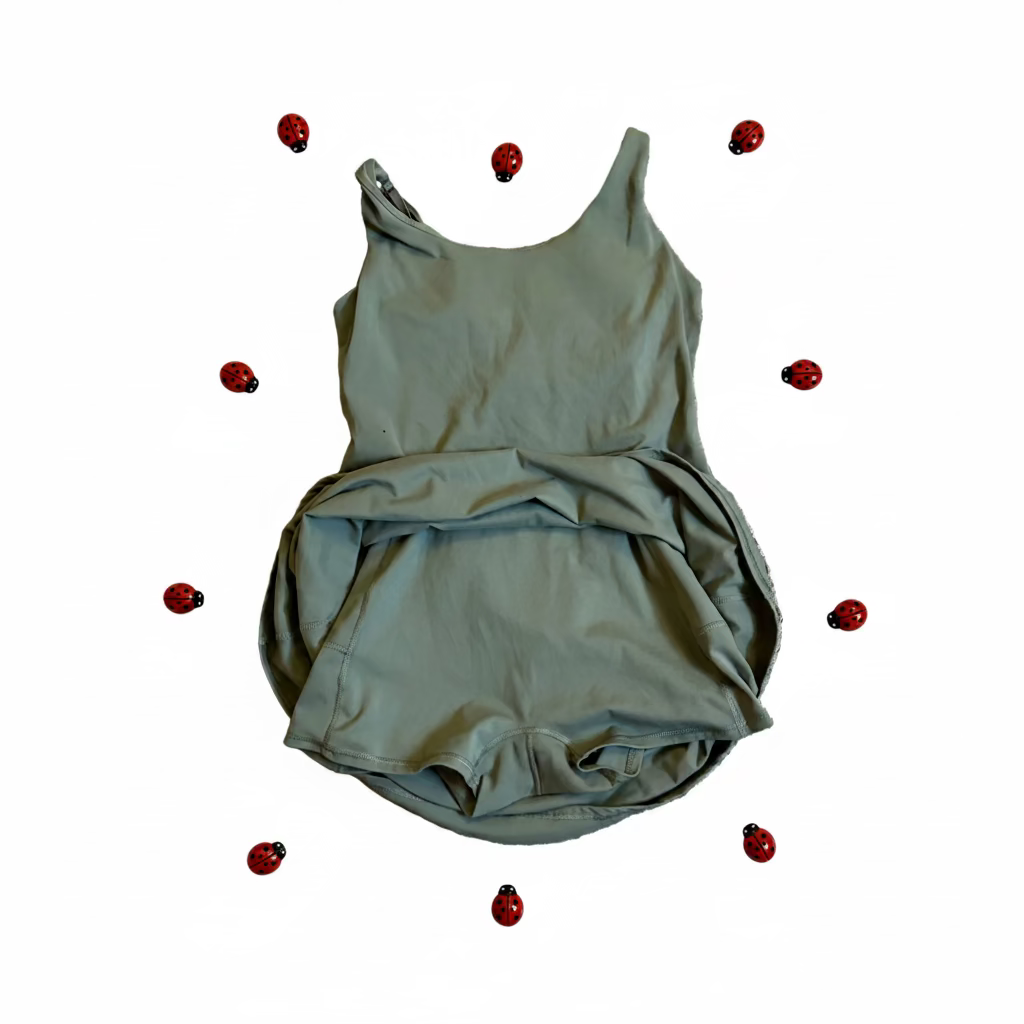 Green athletic dress (Nicole Miller Sport)