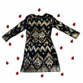 Express Black and Gold Dress