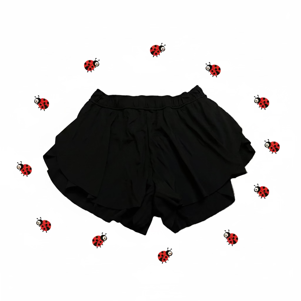 Black Halara flowy shorts