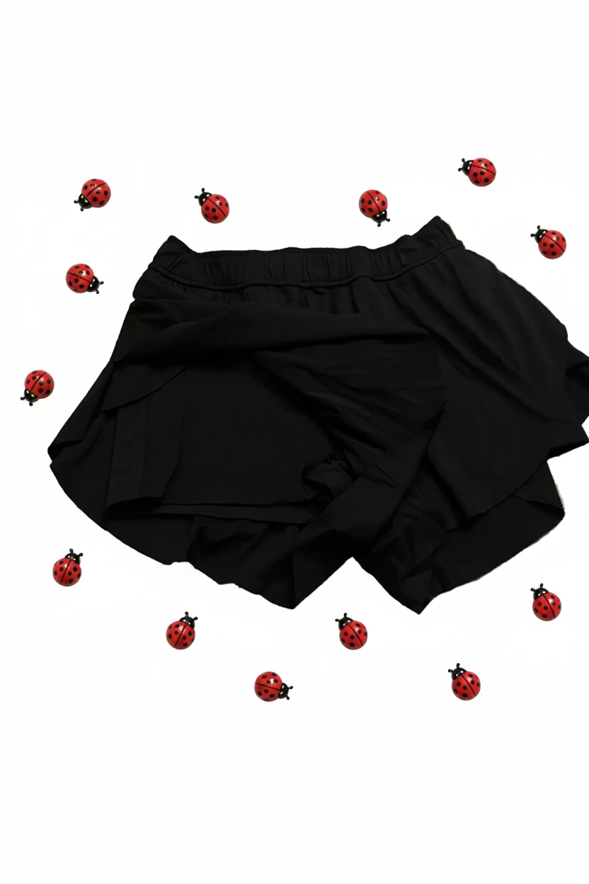 Black Halara flowy shorts